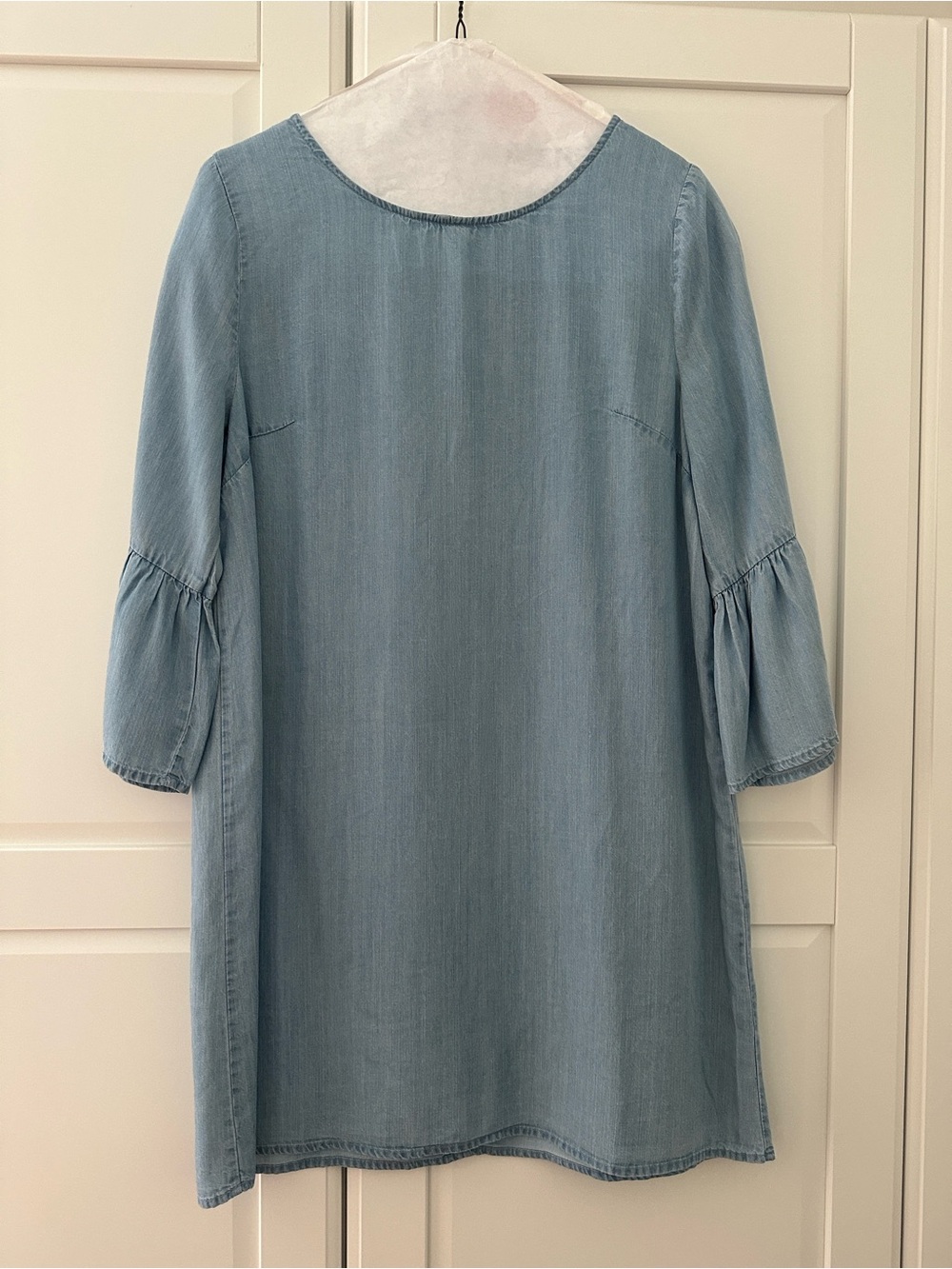 Basic Denim Shift Dress